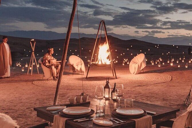 From Marrakech: Agafay Desert Dinner with Camel Ride - Return and Drop-Off: Ending the Evening