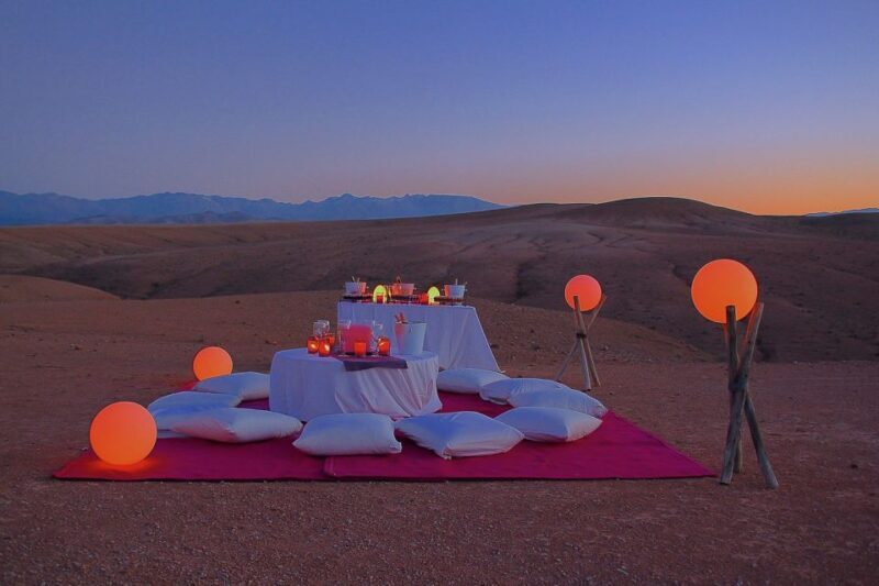 From Marrakech : Desert Agafay Camel Ride & Dinner - Authenticity and Experience Quality