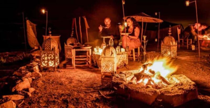 From Marrakech: Dinner in Agafay Desert with Sunset - Sunset and Dinner — The Heart of the Experience