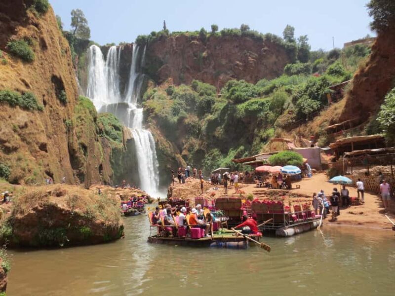 From Marrakech: Ouzoud Waterfalls Guided Tour and Boat Trip - Transportation and Duration