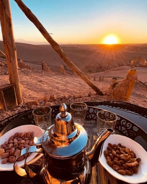From Marrakesh: Sunset Dinner in Agafay at Berber Camp - Key Points