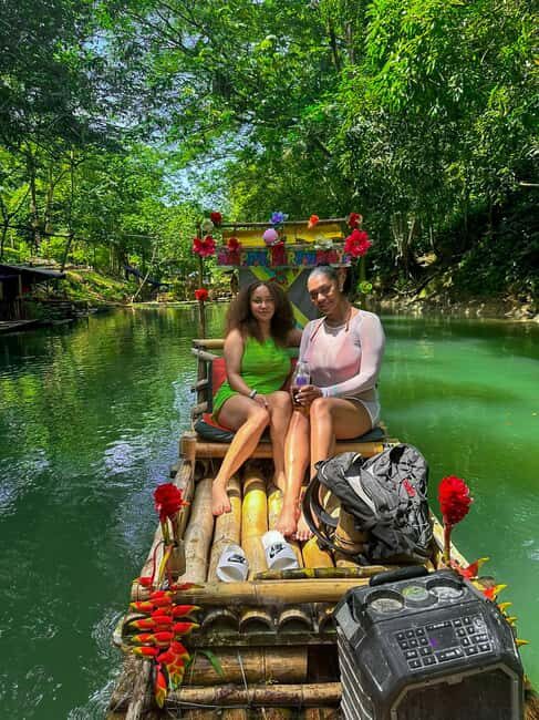 From Montego Bay: Bamboo Rafting & Limestone Massage Tour - Transportation and Duration