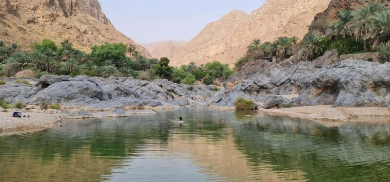 From Muscat: Wadi Al Arbieen Adventure, Sinkhole, Fins Beach - Fins Beach: White Sands and Serenity