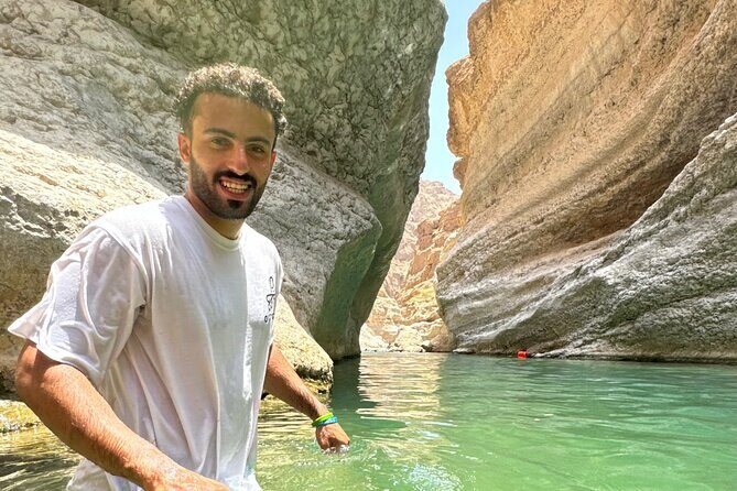 From Muscat Wadi Shab and Bimmah Sinkhole Tour - An In-Depth Look at the Wadi Shab and Bimmah Sinkhole Tour