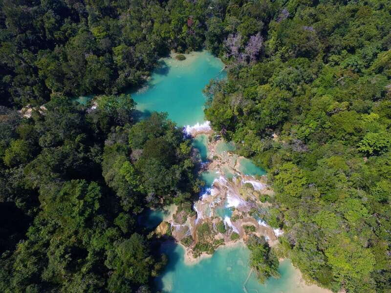 From Palenque: Roberto Barrios waterfalls - Key Points
