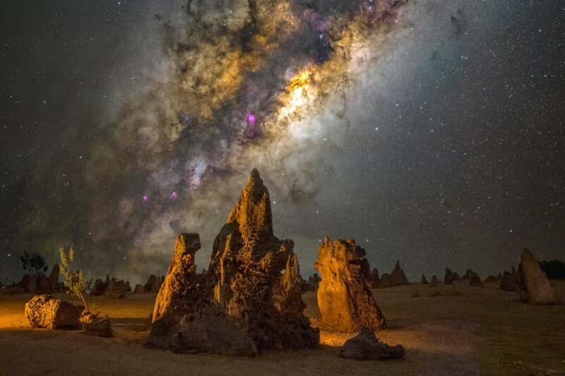 From Perth: Pinnacles Sunset and Stargazing Tour with Dinner - The Sum Up