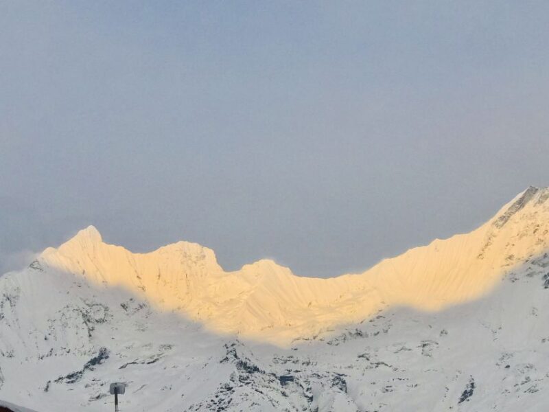 From Pokhara: 7 Days Budget backpackers group ABC Trek - Day 3: Sinuwa to Bamboo, Dovan, Himalaya, and Deurali