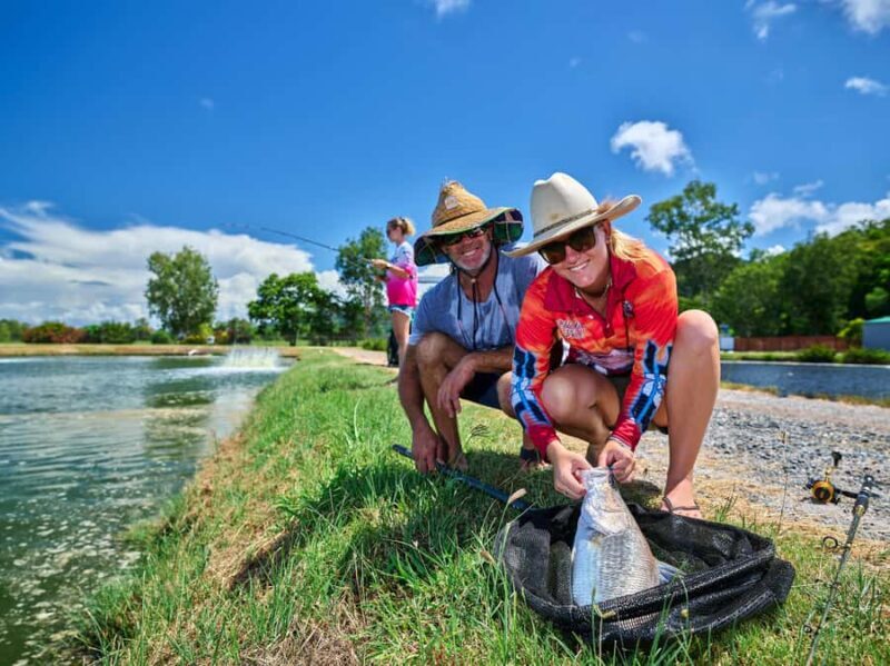 From Port Douglas: Barramundi Pond Fishing with Lunch - Key Points: