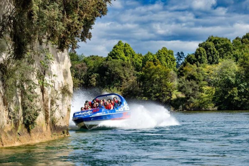 From Rotorua - WAI-O-TAPU - WAIKITE Pool & HUKA FALLS Cruise - A Day of Contrasts: Geothermal Power, Soothing Springs, and Waterfalls