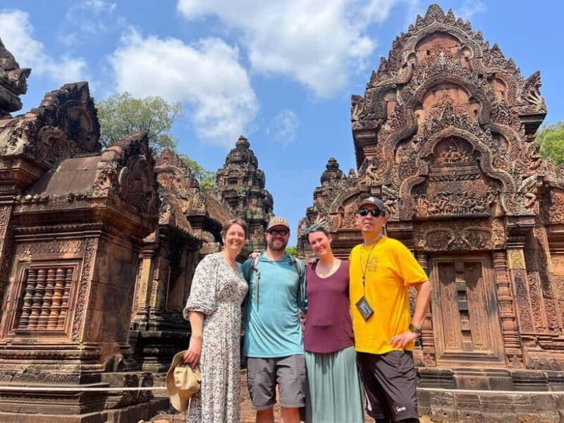 From Siem Reap: Banteay Srei Temple & Grand 5 Temple Tour - Key Points