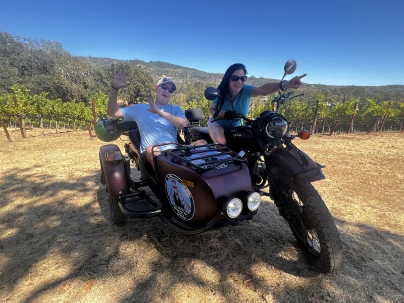 From Sonoma: Napa Valley Classic Sidecar Tour to 3 Wineries - The Sum Up