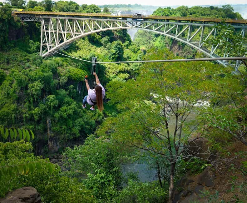 From Victoria Falls: Zip Line from the Victoria Falls Bridge - What to Expect at Each Step