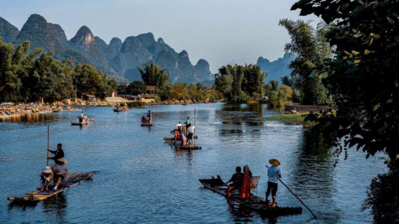 From Yangshuo: Yulong River bamboo raft Ruyi Peak Day Tour - Key Points