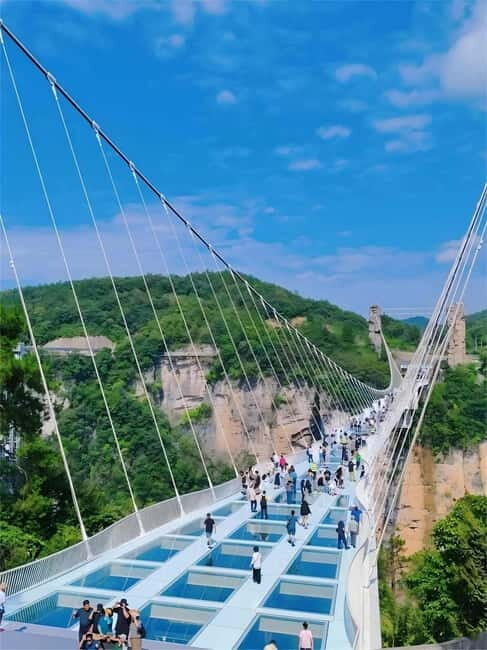 From Zhangjiajie: Glass Bridge & Furong Town Night Adventure - Key Points