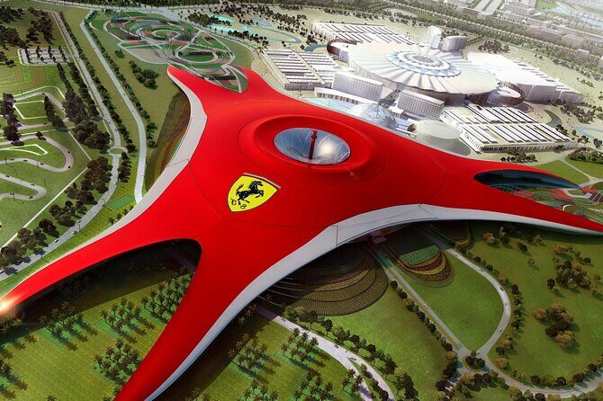 Full Day Abu Dhabi City & Ferrari World Tour - Ferrari World: Thrills and Family Fun