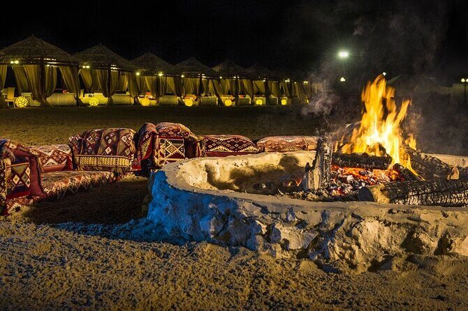 Full-Day DesertSafari with Camel Ride,InlandSea & BBQ Desert Camp - Key Points
