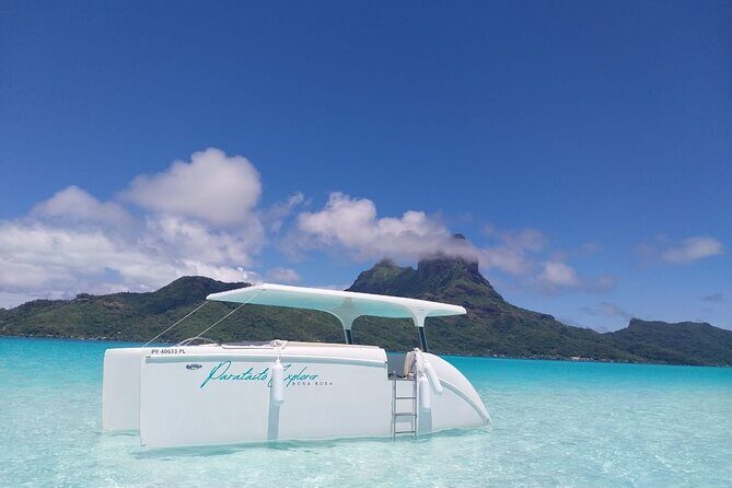 Full Day Solar BoatExplores Bora Bora at the Rhythm of the Lagoon - What to Expect During the Day