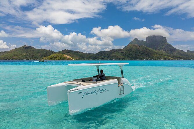 Full Day Solar BoatExplores Bora Bora at the Rhythm of the Lagoon - FAQ