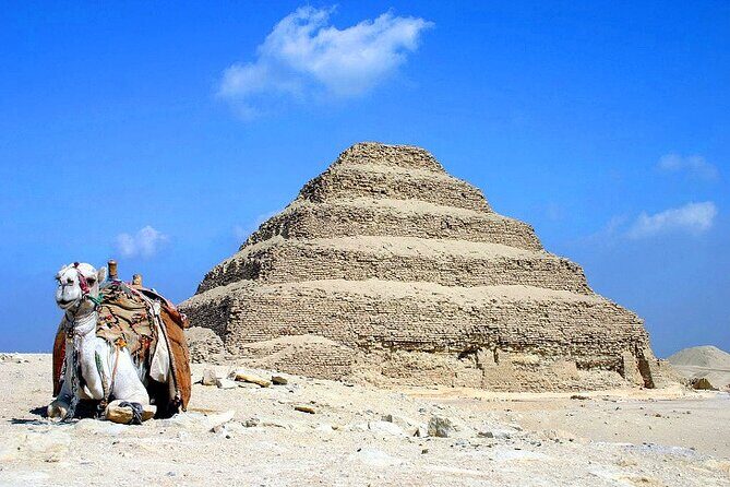 Full Day to Giza Pyramids, Saqqara, Dahshur with entrance, transportation, lunch - Key Points