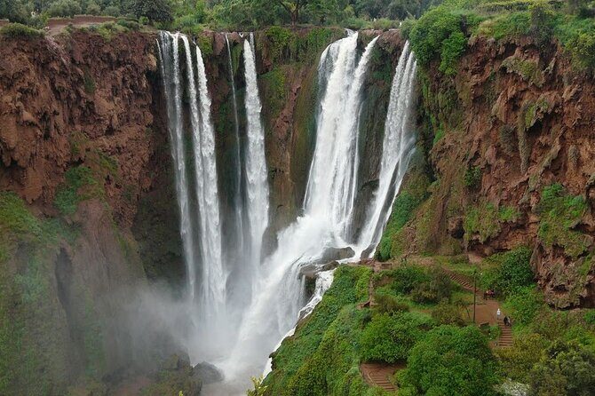 Full Day Tour from Marrakech to Kaskade Ouzod - Traditional Boat Ride at the Basin