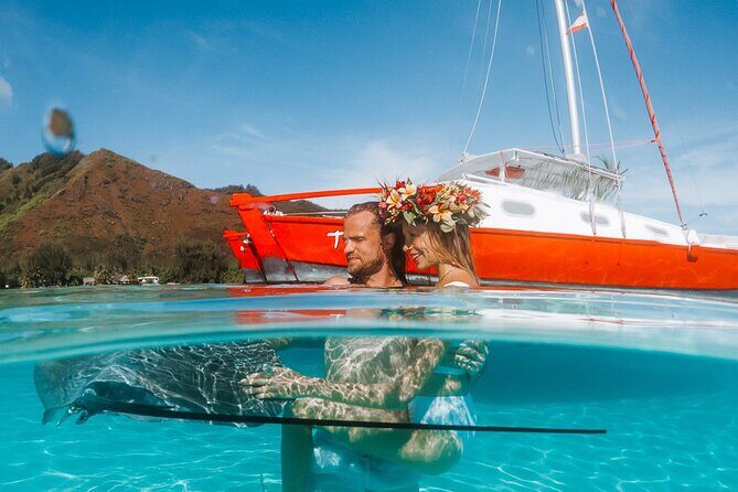 Full Day Tour : Moorea Snorkeling & Sunset Cruise on a Catamaran named Taboo - Key Points