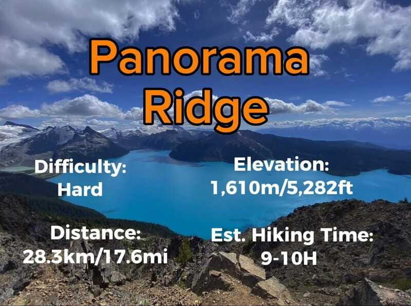 Garibaldi Park/ Panorama Ridge/ Hiking Day Trip - FAQ