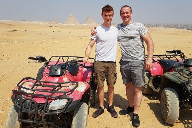 Giza pyramids and quad ATV bike one hour around Sahara desert in Giza - The Sum Up