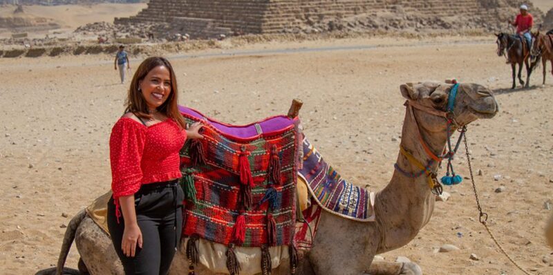 Giza: Pyramids at Sunset Guided Camel Tour - Key Points