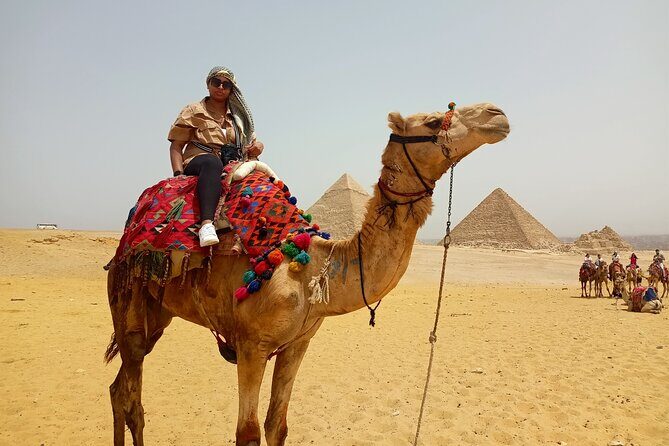 Giza Pyramids Private luxury tour, Lunch, Camel Ride & shopping - Key Points