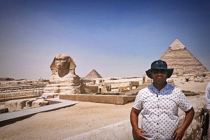 Giza pyramids, Sphinx and Camel ride half day tour - Visiting the Sphinx