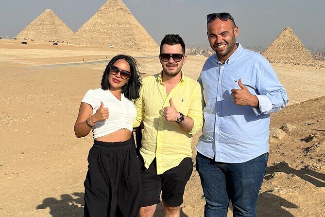 Giza pyramids & sphinx and Egyptian museum All inclusive - Key Points