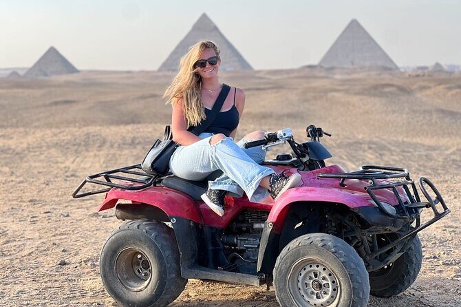 Giza Pyramids Sunset Tour with ATV Quad Bike Ride - The Desert and Dune Riding Experience
