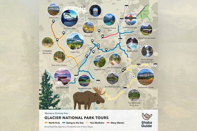 Glacier National Park Two Medicine Self-Guided Audio Tour - Breaking Down the Itinerary