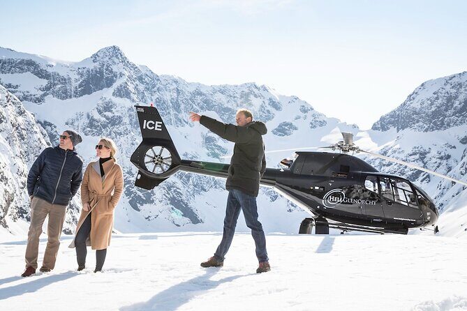 Glenorchy Snow Landing Helicopter Flight 30mins - Key Points