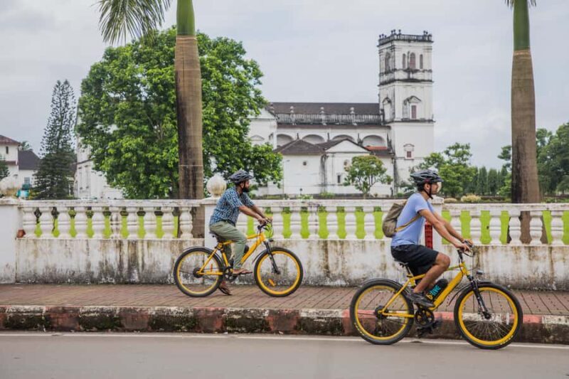 Goa: Old Goa and Divar Island E-Bike Tour with Snacks - Key Points