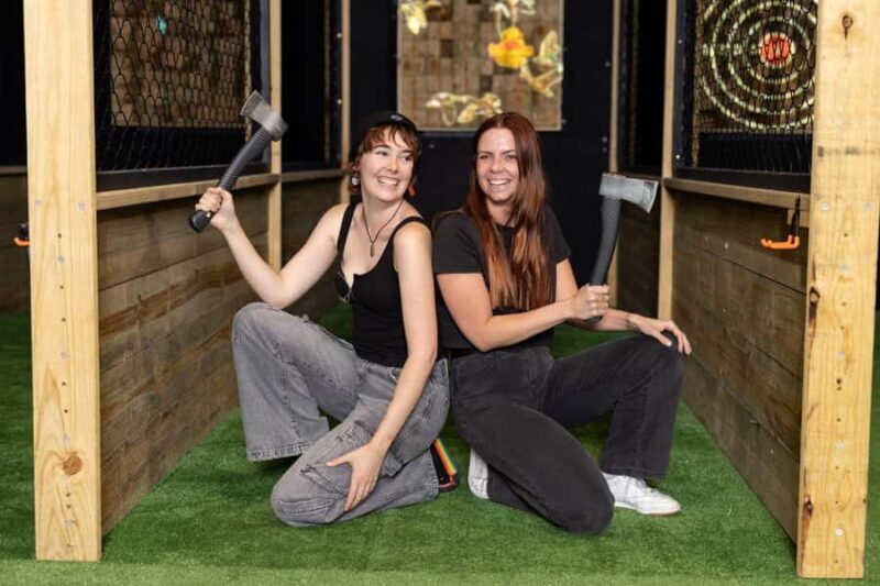 Gold Coast: Axe Throwing with Digital Targets - Who Will Love This?