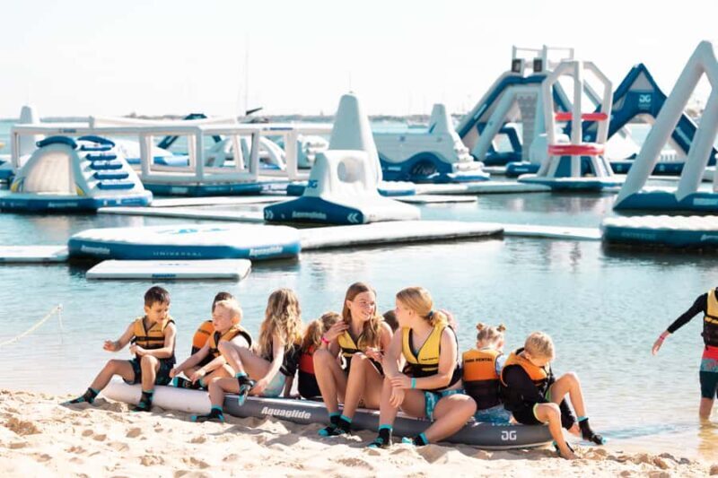 Gold Coast: GC Aqua Park Session in Broadwater Parklands - The Thrills and Challenges