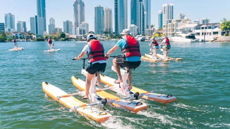 Gold Coast: Surfers Paradise Waterbike Experience - The Budds Beach Stop: A Refreshing Break