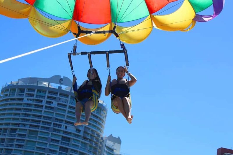 Gold Coast: Surfers Parasailing with Free Photos - FAQ