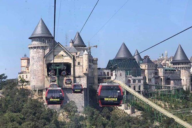 GOLDEN BRIDGE & BA NA HILL in Early moring to Avoid Crowds from DA NANG or HOIAN - Exploring Ba Na Hills: French Village & Fantasy Park