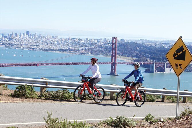 Golden Gate Bridge Guided Bicycle or E-Bike Tour from San Francisco to Sausalito - The Itinerary in Detail