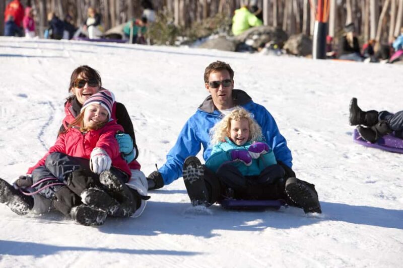 Great Private Tours Luxe Bus Lake Mountain Snow Play Tour - The Experience: What You Can Expect