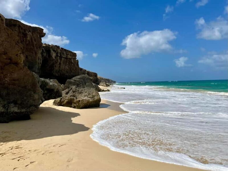 Green turtles, sharks, caves, desert, and sandboarding... - Key Points