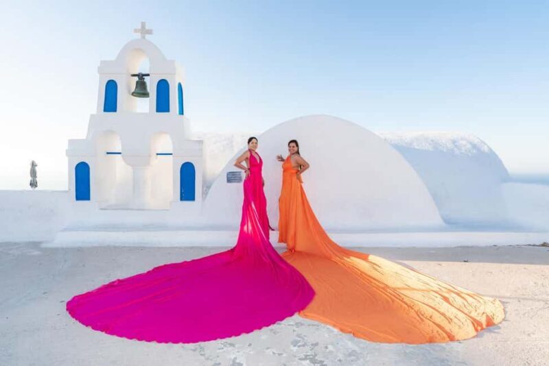 Group Flying Dress Photoshoot - Santorini - Who Will Love This Experience?