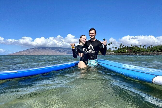 Group Surf Lesson at Kalama Beach in Kihei - Group Size and Atmosphere