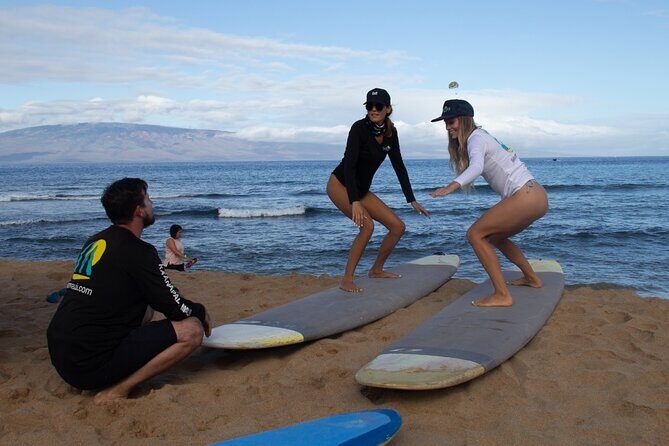 Group Surf Lessons from Kaanapali Beach - An Authentic Surfing Experience at Kaanapali Beach