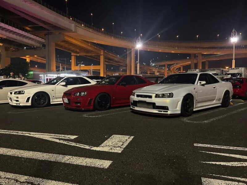 GTR Tokyo Car Meet: Daikoku Stop & Fast & Furious Vibes - An Exciting Introduction to Tokyo’s Nightlife and Car Culture