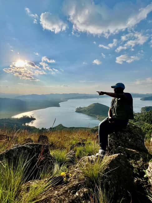 Guided Nature walk-Aerial view of Lake Mutanda Islands - What to Expect from the Guided Nature Walk