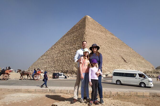 Guided Tour of Giza Pyramids&Sphinx&Camel Ride&ATV bike &Lunch - First Stop: The Pyramids of Giza