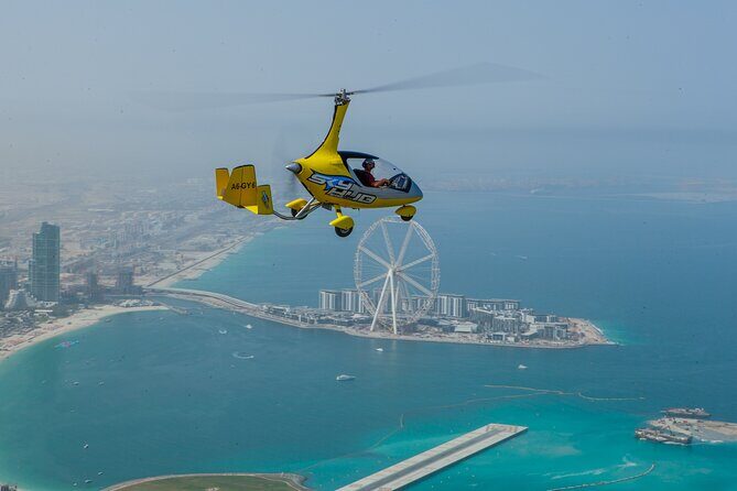 Gyrocopter Dubai Private flight for 20 minutes - The Sum Up